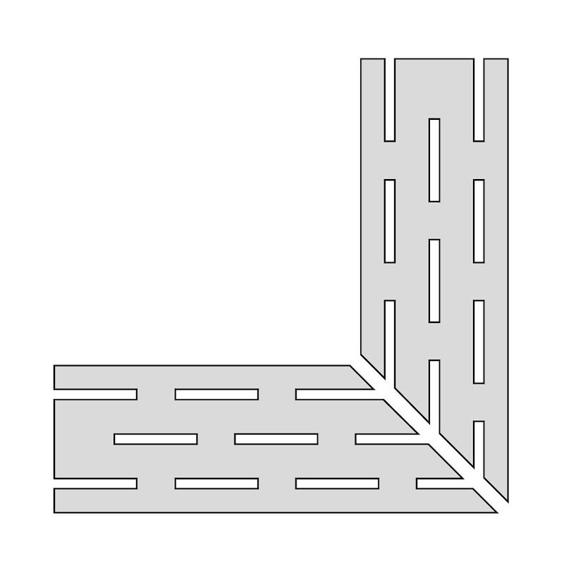 Energieker ANTIQUA Griglia Angolare DX Grigio 8