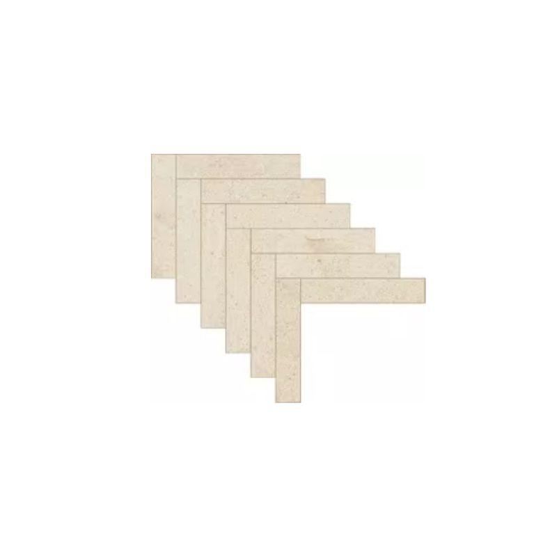 Floor Gres BIOTECH Herringbone Crema Stone n.d. in 0.236 in Matte