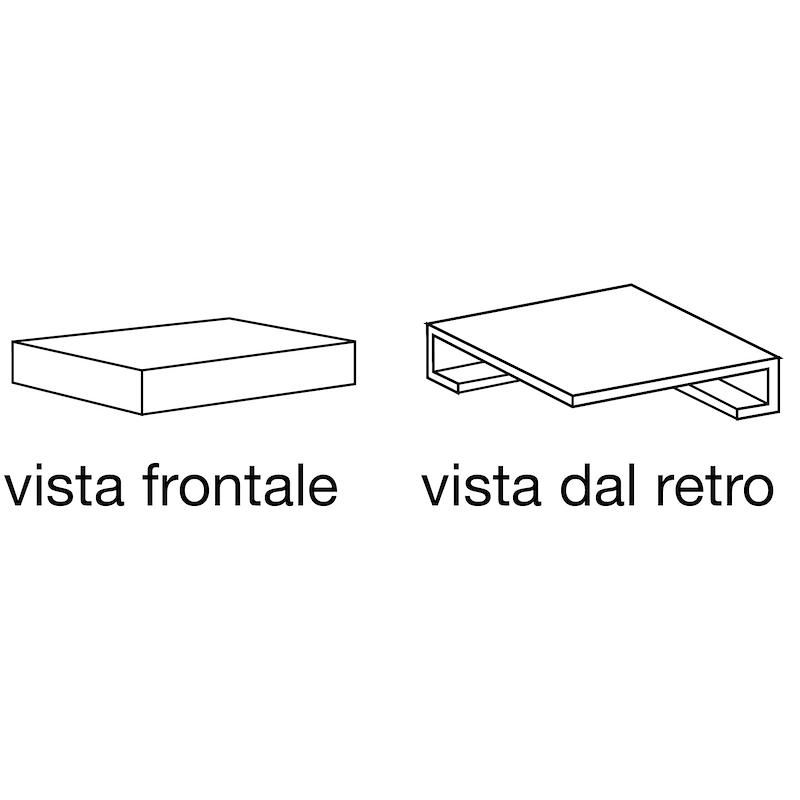 Gradone Angolare DX Costa Retta Griseo