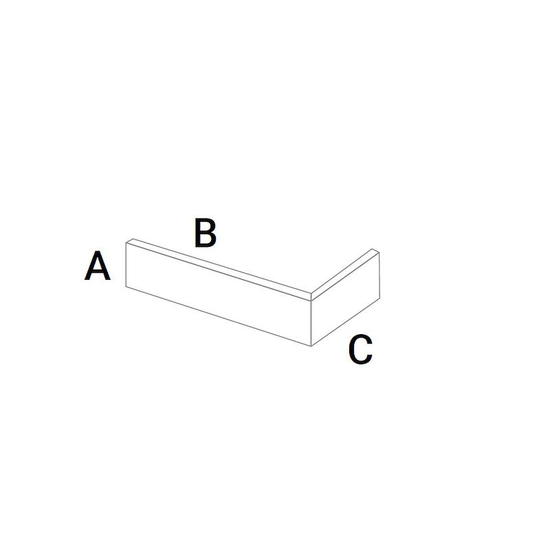 EMIL KOTTO Angolare Brick Cenere